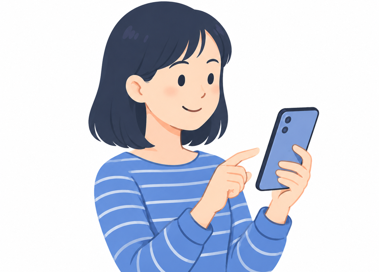 ラリーを見つけるのイメージイラスト